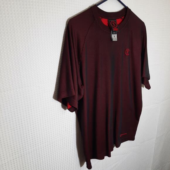 Converse Wade M T-Shirt Mens Red Black Dwyane Wade Athletic Nylon Mesh Vintage - Picture 2 of 6